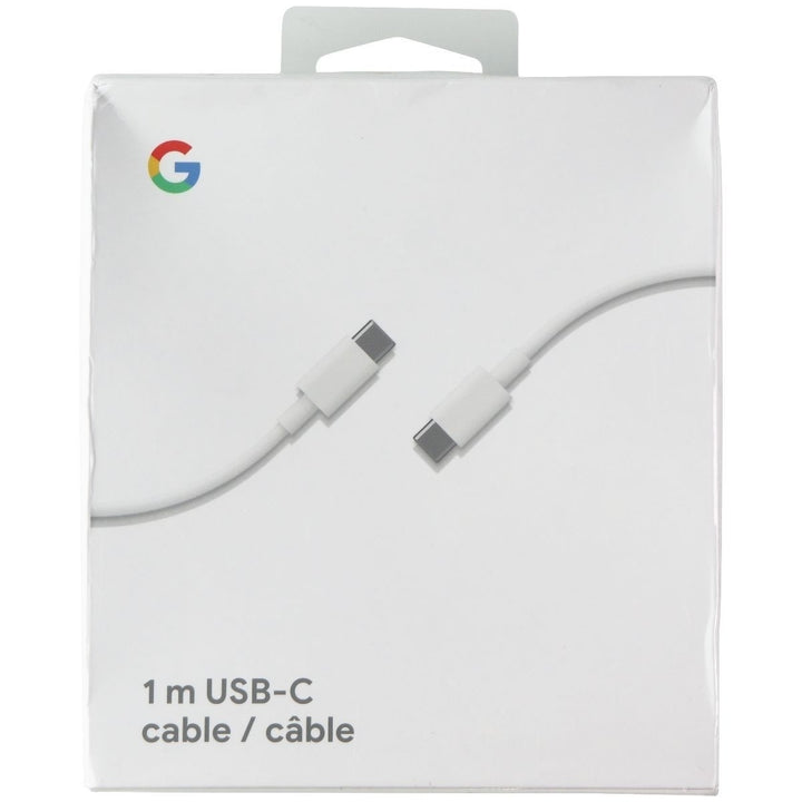 Google (1-Meter/3.3-Ft) USB-C to USB-C Cable - White (G016C) / Retail Box Image 2