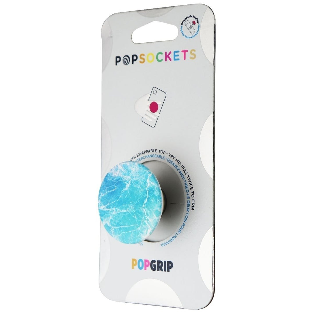 PopSockets PopGrip - Expanding Stand and Grip with a Swappable Top - Ocean View Image 1