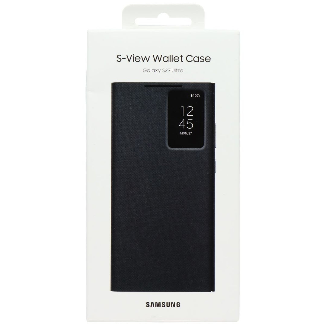 Samsung S-View Wallet Case for Samsung Galaxy S23 Ultra - Black (EF-ZS918CBE) Image 4