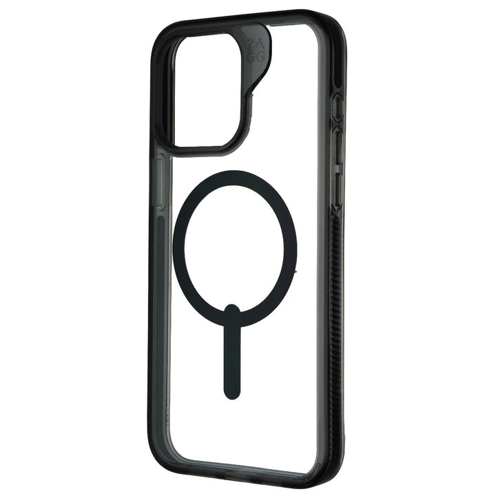 ZAGG Santa Cruz Snap Series Case for Apple iPhone 15 Pro Max - Clear/Black Image 1