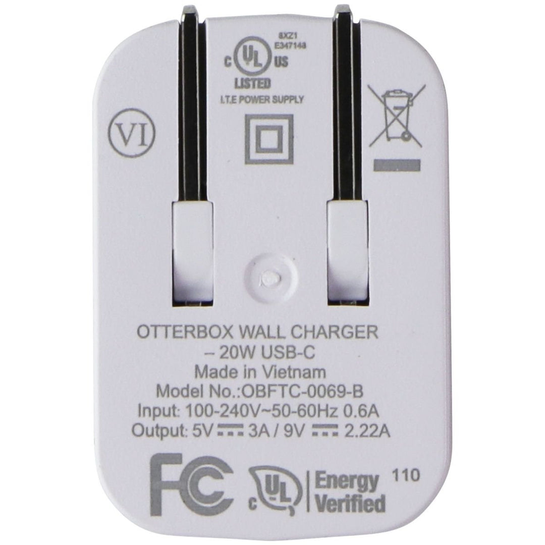 OtterBox Wall Charger USB-C 2OW - White (Cable not Included) Image 4