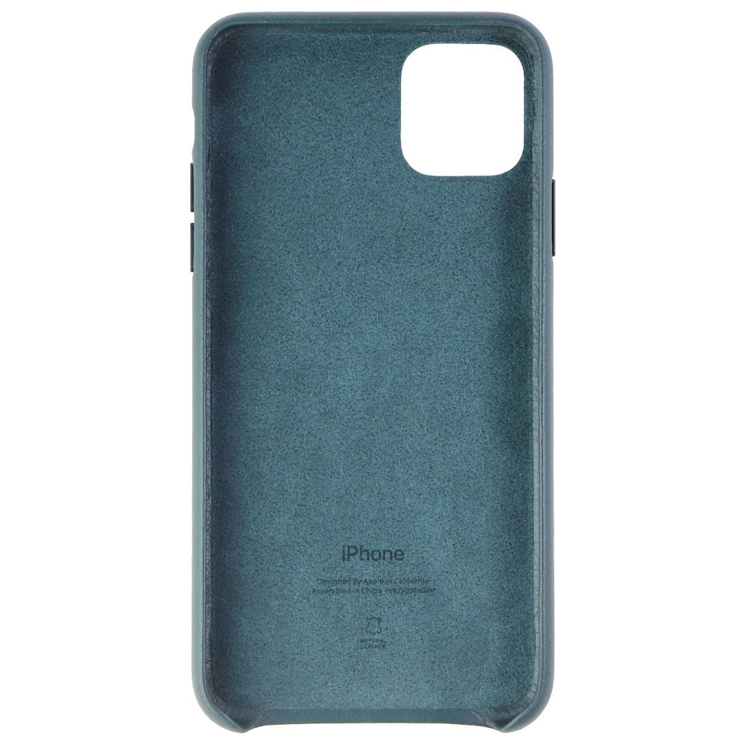 Apple Leather Case (for iPhone 11 Pro Max) - Forest Green (MWYF2ZM/A) Image 3