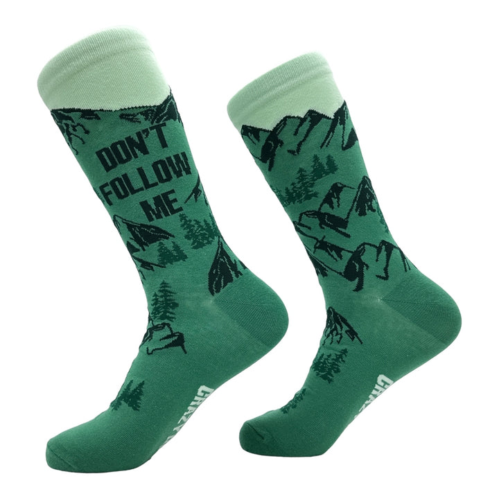 Mens Im Lost Too Socks Funny Sarcastic Camping Graphic Novelty Footwear Image 2