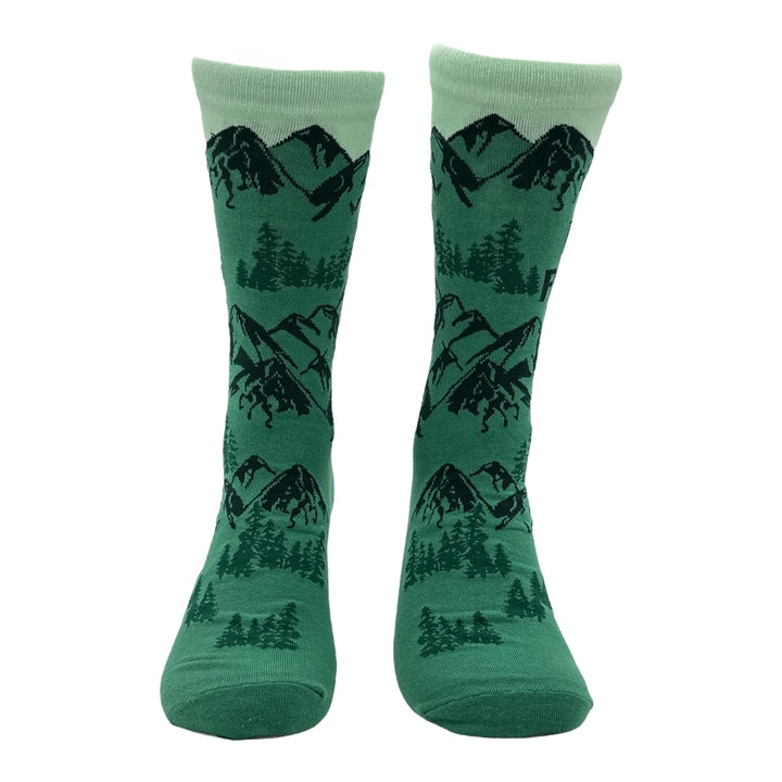 Mens Im Lost Too Socks Funny Sarcastic Camping Graphic Novelty Footwear Image 4