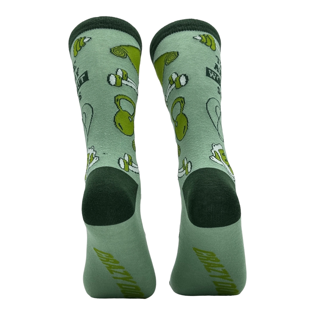 Mens These Are My Workout Socks Funny Sarcastic Fitness Graphic Footwear Image 6