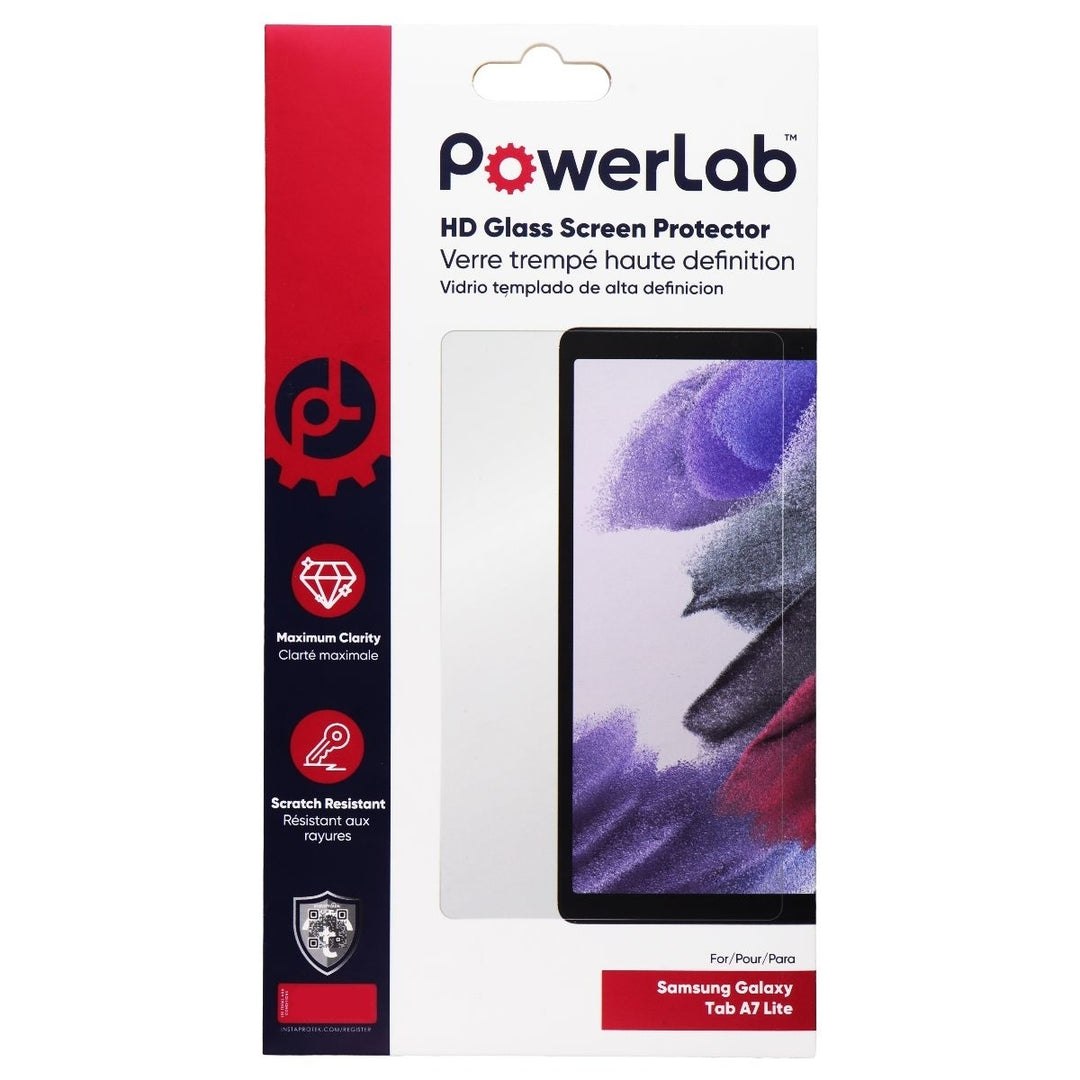 PowerLab HD Glass Screen Protector for Samsung Galaxy Tab A7 Lite Image 1