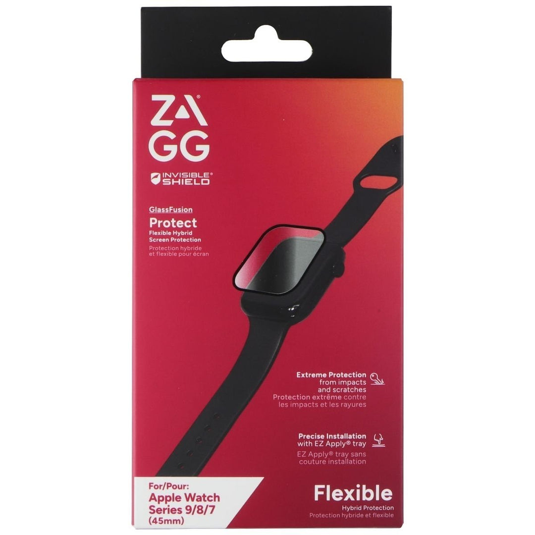 ZAGG InvisibleShield GlassFusion Screen for Apple Watch Series 9/8/7 (45mm) Image 1