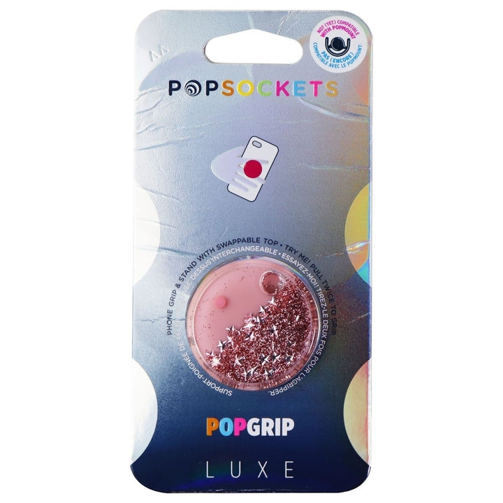 PopSockets PopGrip Luxe Swappable Grip for Phones and Tablets - Rose Tidepool Image 1