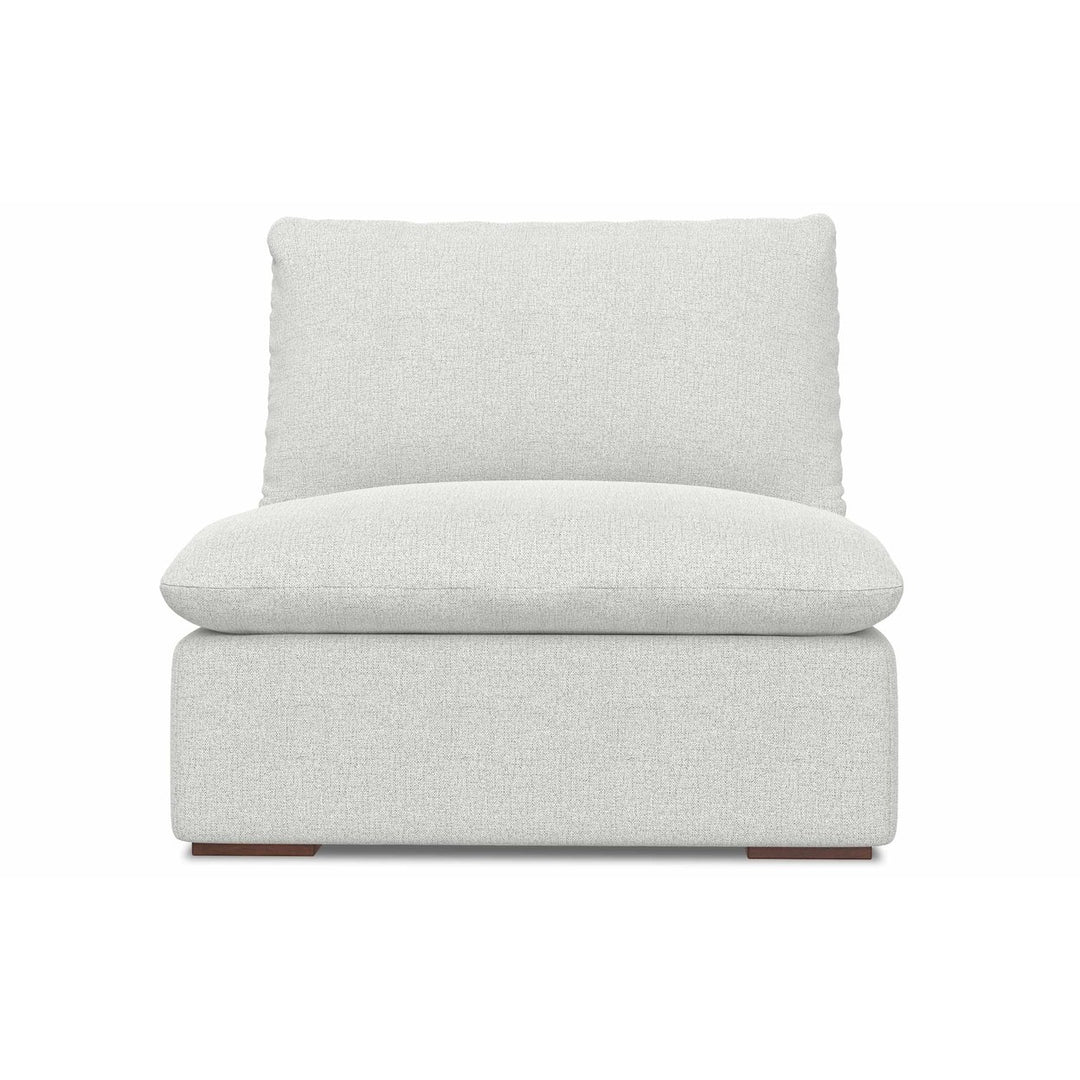 Jasmine Center Armless Sofa Module Performance Fabric Cozy Seating 3+ People Image 7