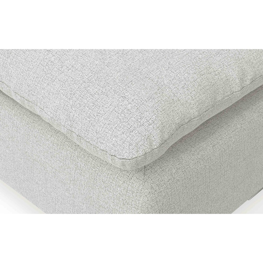 Jasmine Center Armless Sofa Module Performance Fabric Cozy Seating 3+ People Image 3