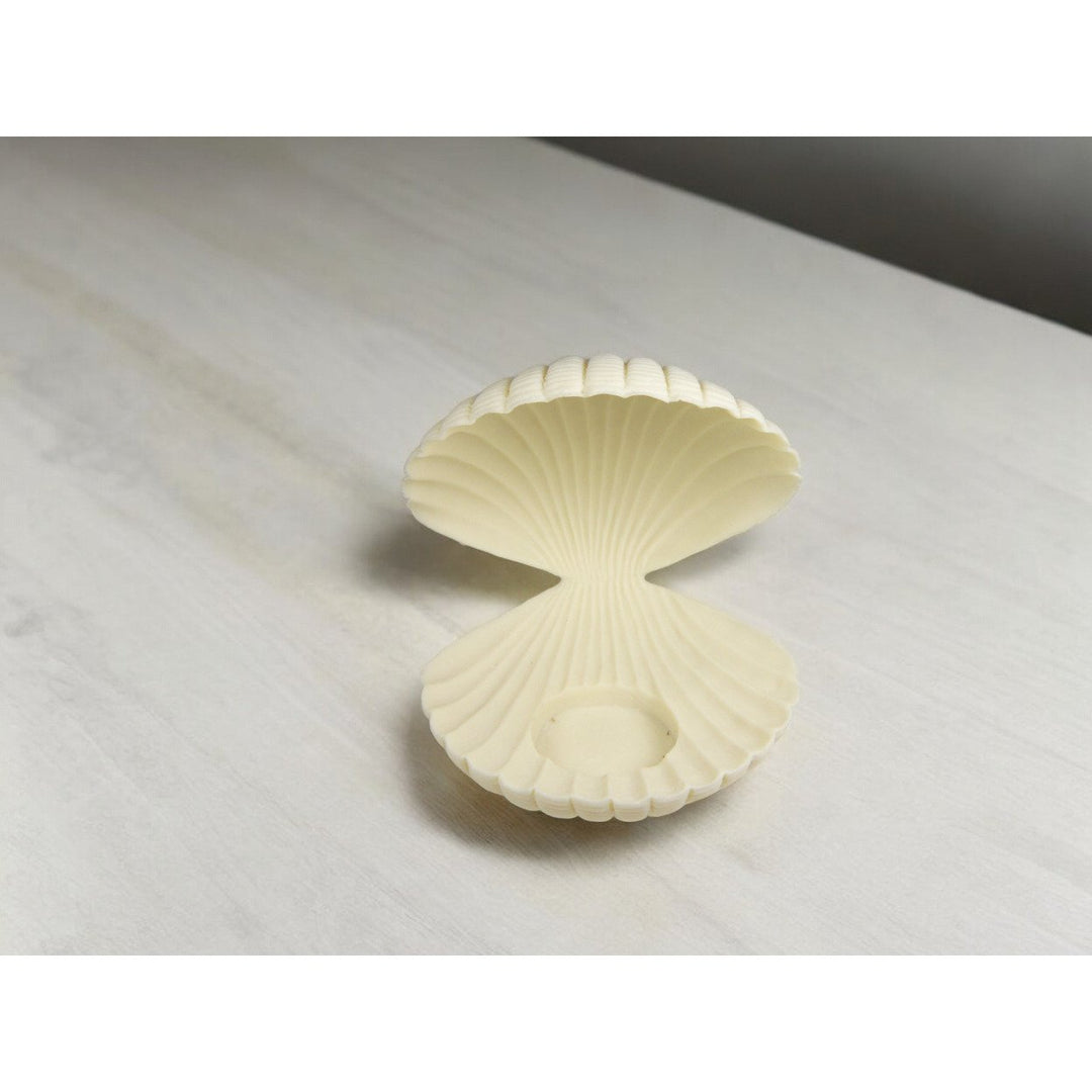 Ceramic Sea Shell Tealight Candle Holder 5 Inch Home Image 3