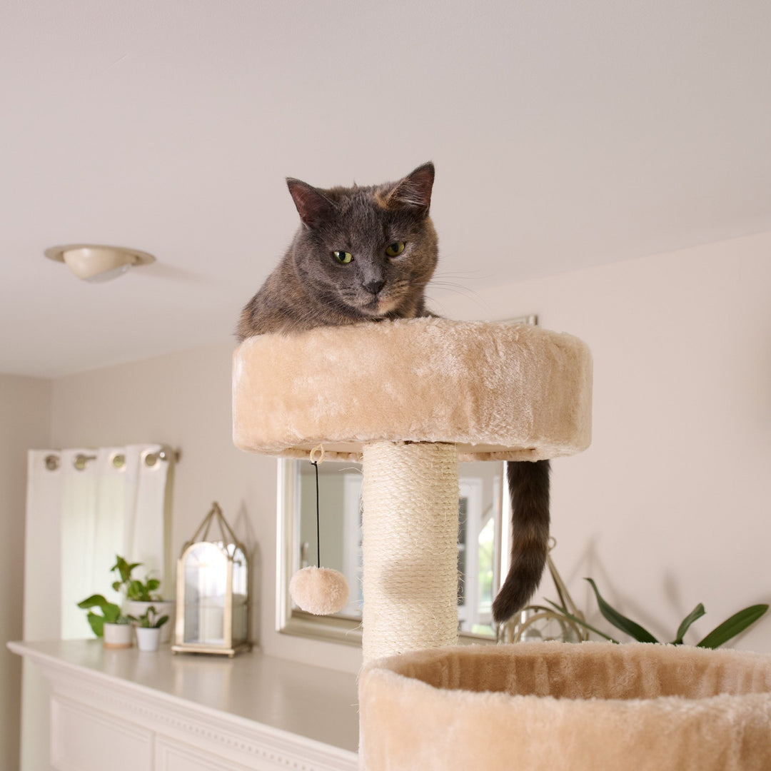 Armarkat Royal Perch Cat Tree 84 inch Faux faux 8 Levels Multi Cat A8402 Image 4