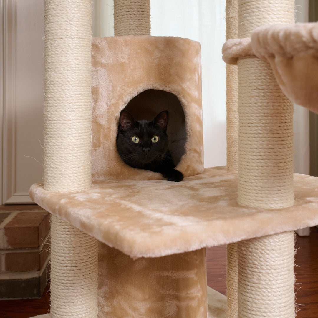 Armarkat Royal Perch Cat Tree 84 inch Faux faux 8 Levels Multi Cat A8402 Image 7