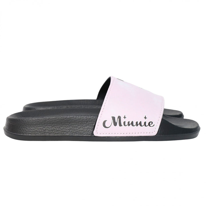 Minnie and Mickey Hanging Out Womens Flip Flop Slide Sandals Image 4