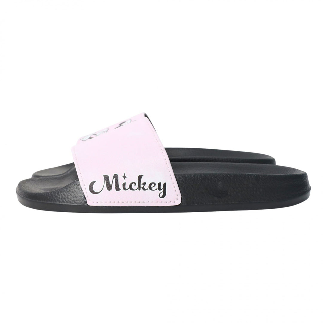 Minnie and Mickey Hanging Out Womens Flip Flop Slide Sandals Image 6