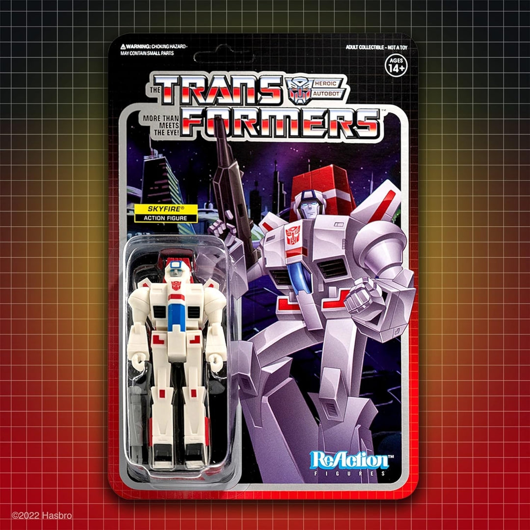 Super7 Transformers Skyfire ReAction Figure Heroic Autobot with Ion Blaster Image 3