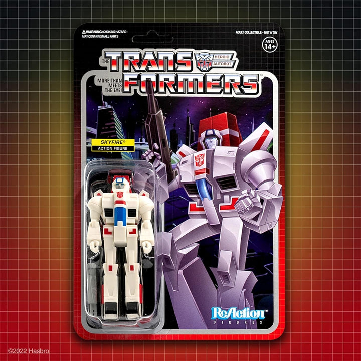 Super7 Transformers Skyfire ReAction Figure Heroic Autobot with Ion Blaster Image 3