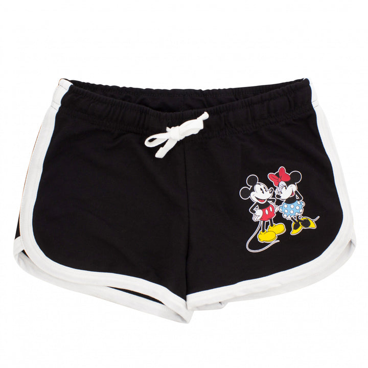 Mickey and Minnie Mouse Together Forever Junior Shorts Image 1