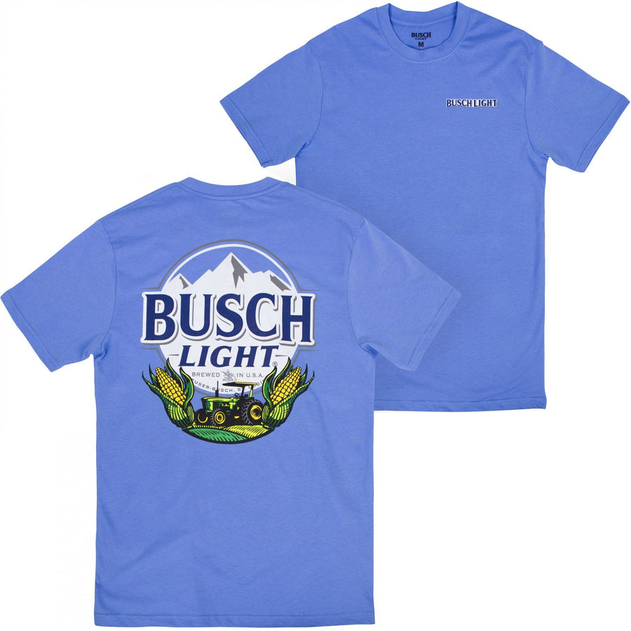 Busch Light Harvest Front and Back Print T-Shirt Image 1