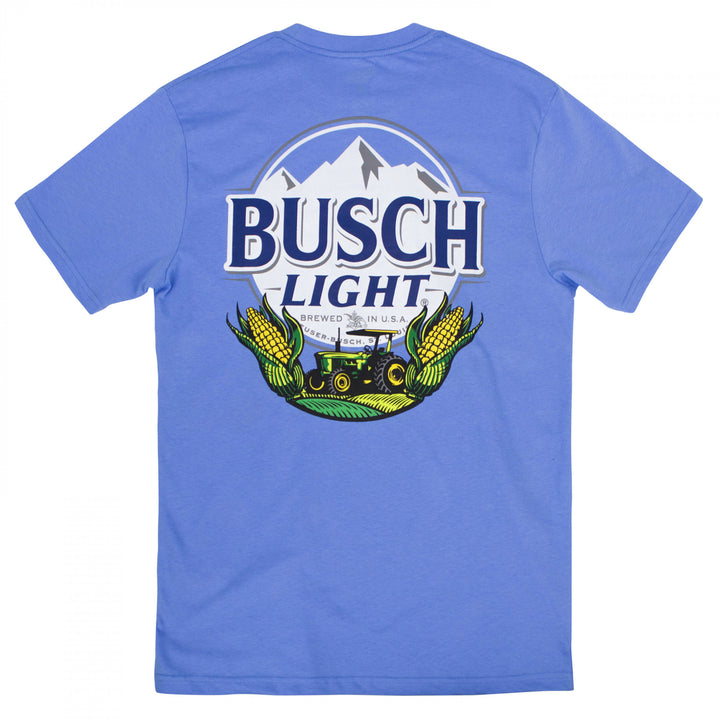 Busch Light Harvest Front and Back Print T-Shirt Image 3