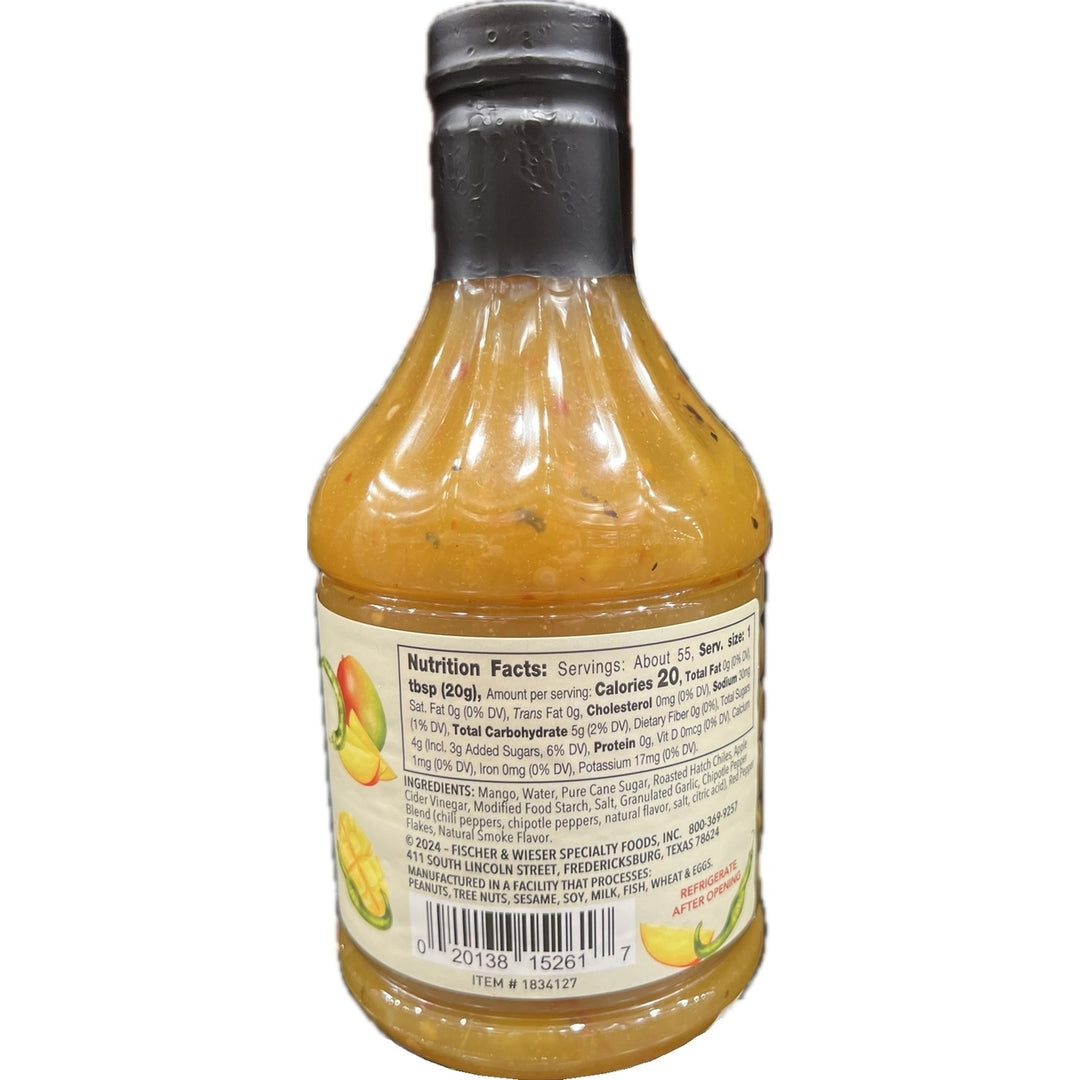 Fischer and Weiser Mango and Hatch Pepper Sauce 39 Ounce Image 2