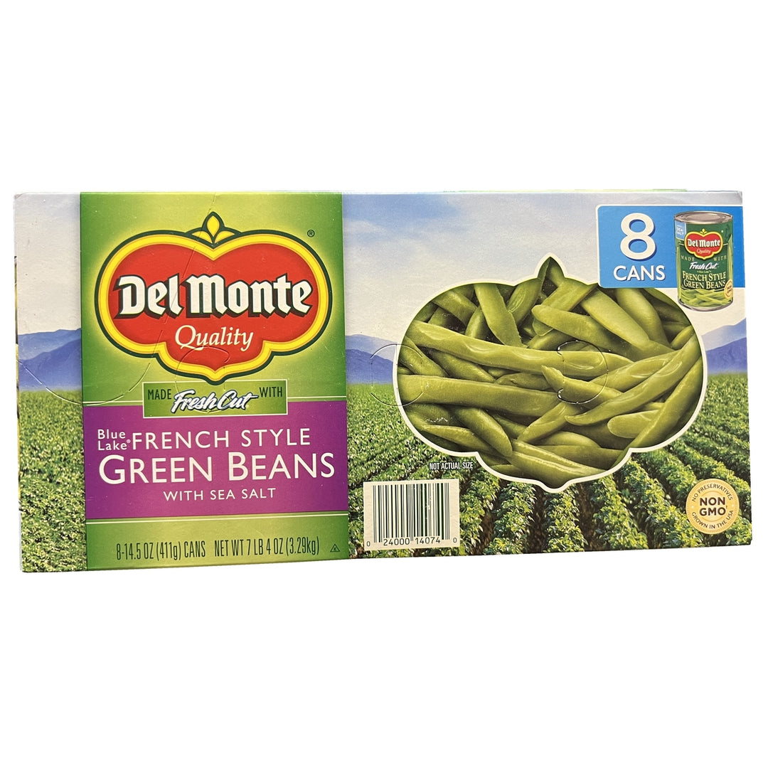 Del Monte French Style Cut Green Beans14.5 Ounce (Pack of 8) Image 1