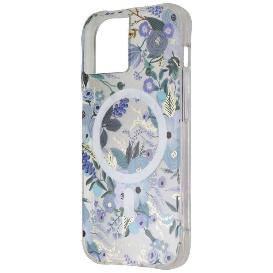 Rifle Paper Co. Designer Case for MagSafe for iPhone 13 - Garden Party Blue Image 1