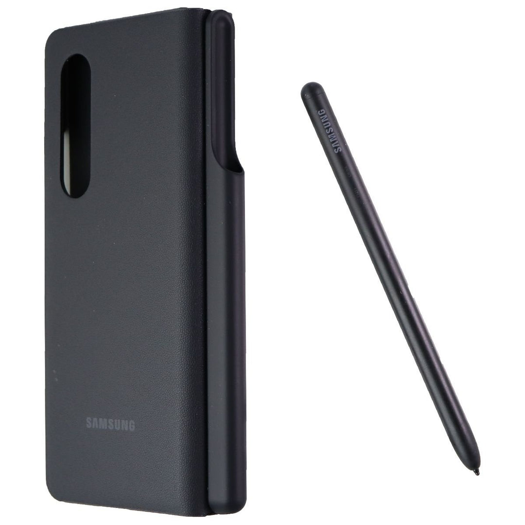 Samsung Flip Cover with Pen for Galaxy Z Fold3 5G - Black (EF-FF92PCBE) Image 1