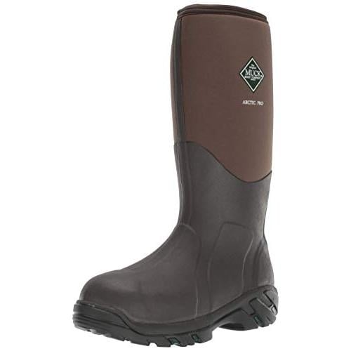 Muck Boot Mens Arctic Pro Hunting Boot Insulated Waterproof Bark Size Options Image 1