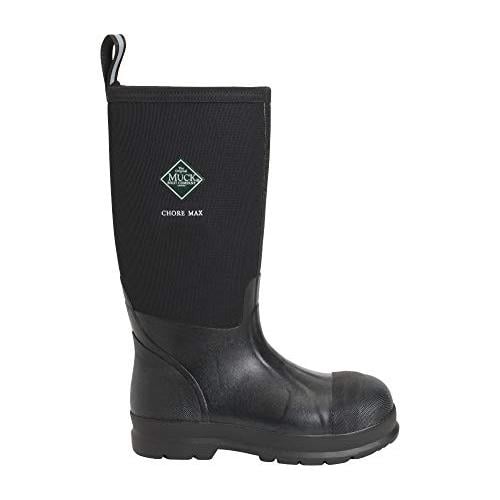 Muck Boot Mens Chore Max Hi Black Industrial Boot Comp Toe Size 10 Image 1