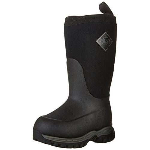 Muck Boots Rugged II Kids Snow Boots Black Waterproof Insulated Size 12 Image 1