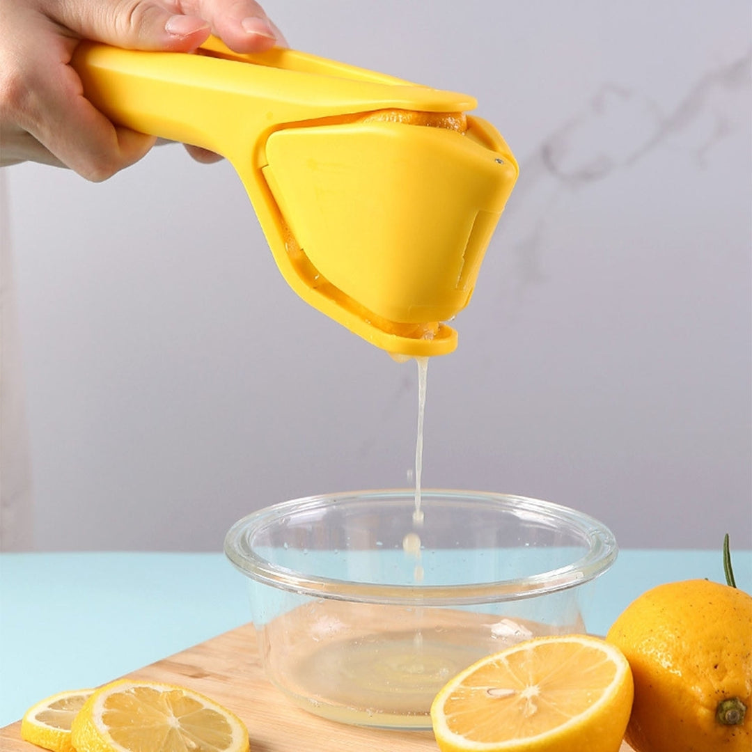 Manual Lemon Squeezer Fold Flat Design Effortless Hand Lemon Juicer Squeezer Manual Citrus Juicer with Sideways Pivot Image 9