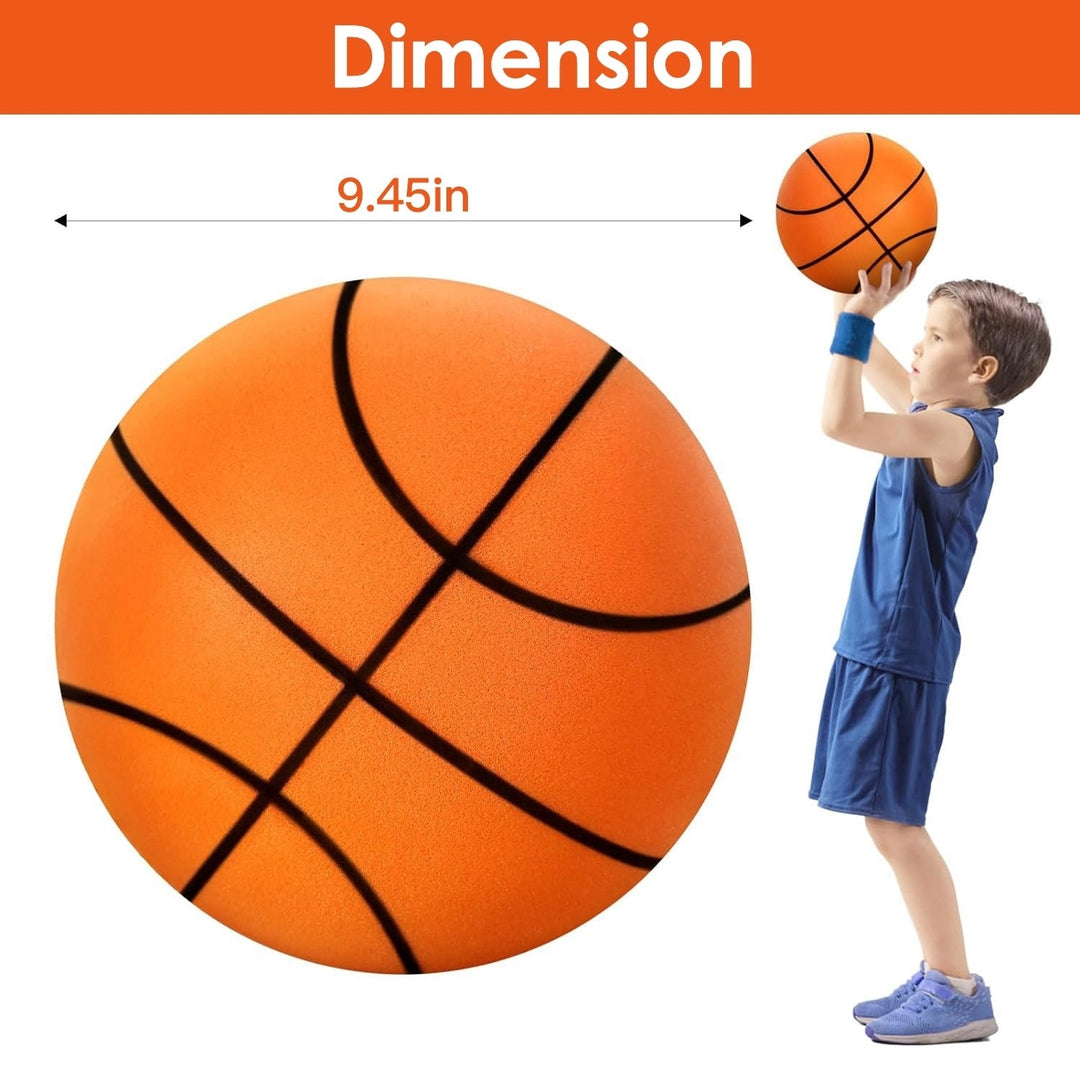 Silent Basketball Foam Bouncing Silent Basketball Uncoated High Density Foam Ball Indoor Low Noise Training Ball Image 6