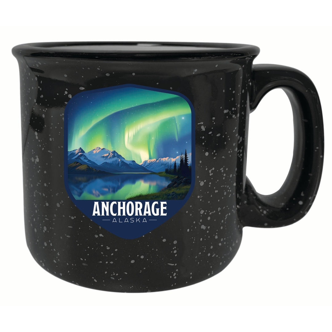 Anchorage Alaska Aurora Borealis Design Souvenir 16 oz Ceramic camping mug Image 6