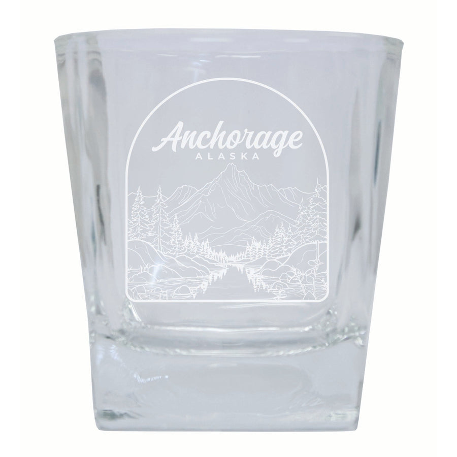 Anchorage Alaska Souvenir 7 oz Engraved Shooter Glass Image 1