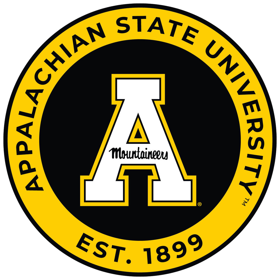 Appalachian State Round Magnet Officially Licensed Collegiate Product Image 1