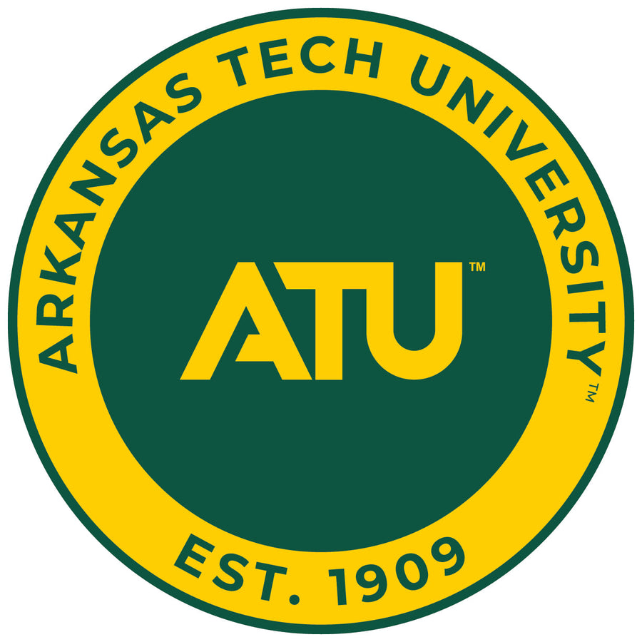 Arkansas Tech University Round Vinyl Decal Sticker Officially Licensed Collegiate Product Image 1