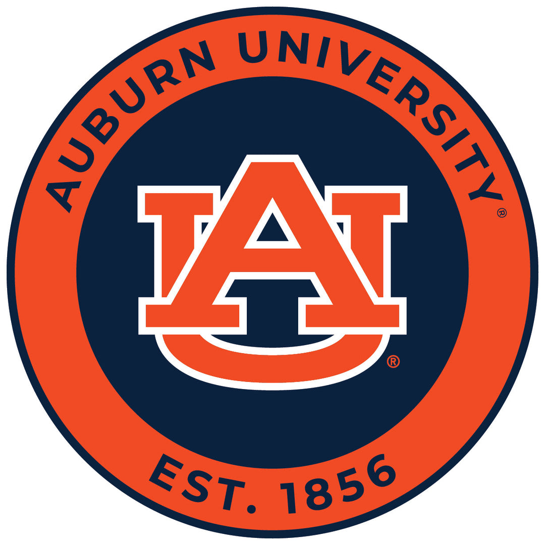 Auburn Tigers Round Magnet Officially Licensed Collegiate Product Image 1