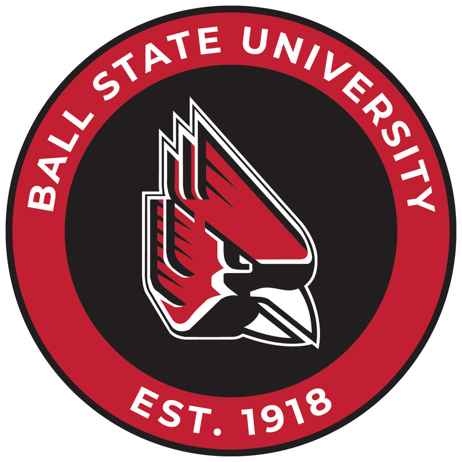 Ball State University Round Magnet Officially Licensed Collegiate Product Image 1