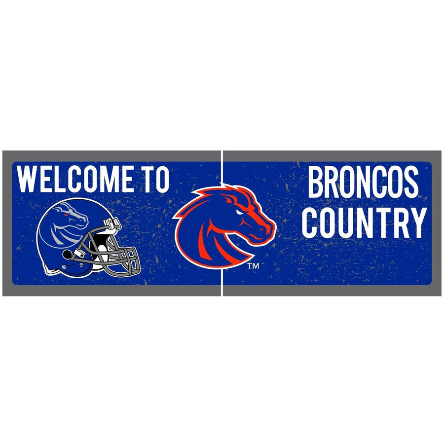 Boise State Broncos Wood Sign with Frame Officially Licensed Collegiate Product Image 1