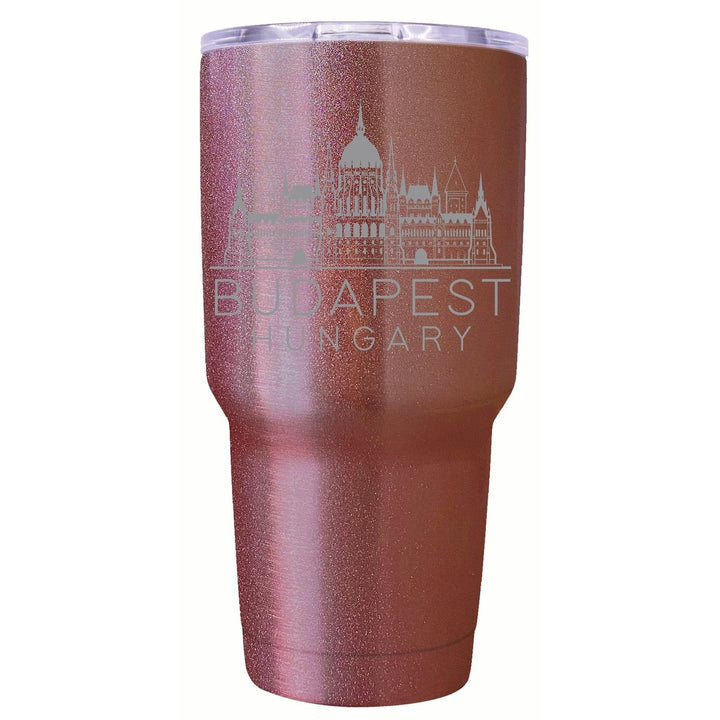 Budapest Hungary Souvenir 24 oz Engraved Insulated Stainless Steel Tumbler Image 3