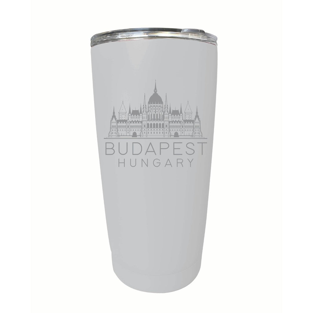 Budapest Hungary Souvenir 16 oz Engraved Stainless Steel Insulated Tumbler Image 10