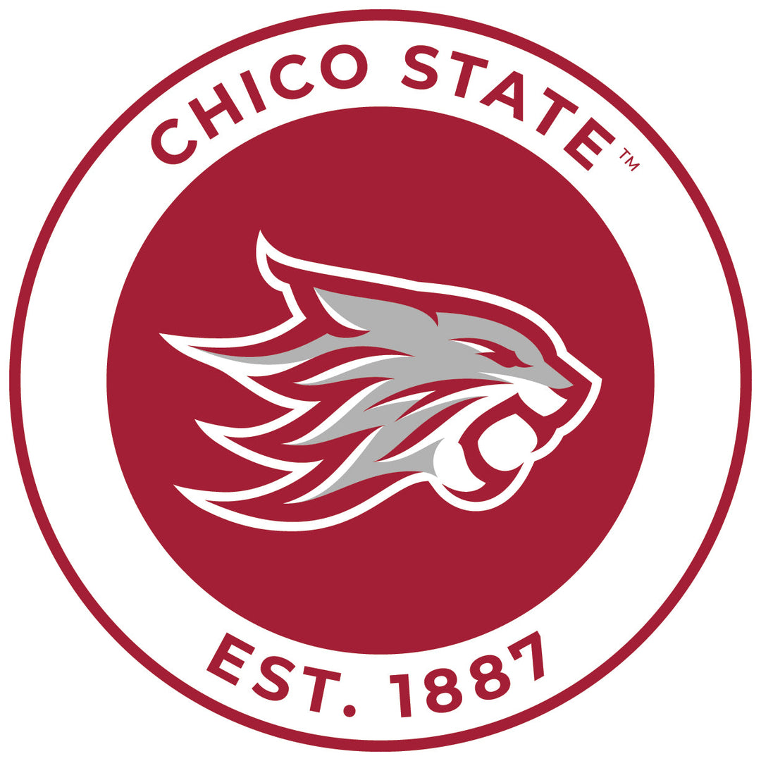 California State University Chico Round Magnet Officially Licensed Collegiate Product Image 1