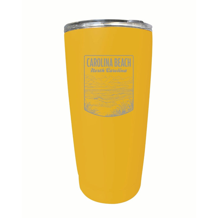 Carolina Beach North Carolina Souvenir 16 oz Engraved Stainless Steel Insulated Tumbler Image 4