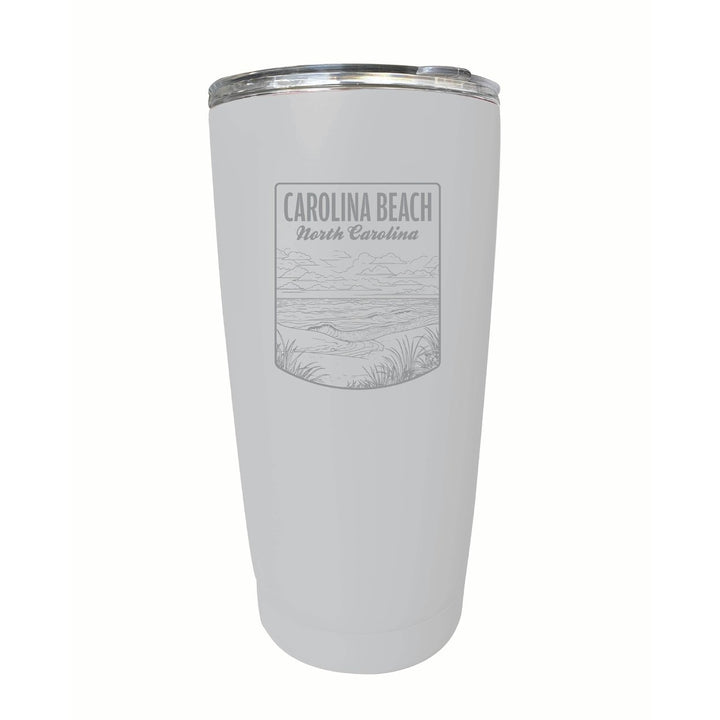 Carolina Beach North Carolina Souvenir 16 oz Engraved Stainless Steel Insulated Tumbler Image 9