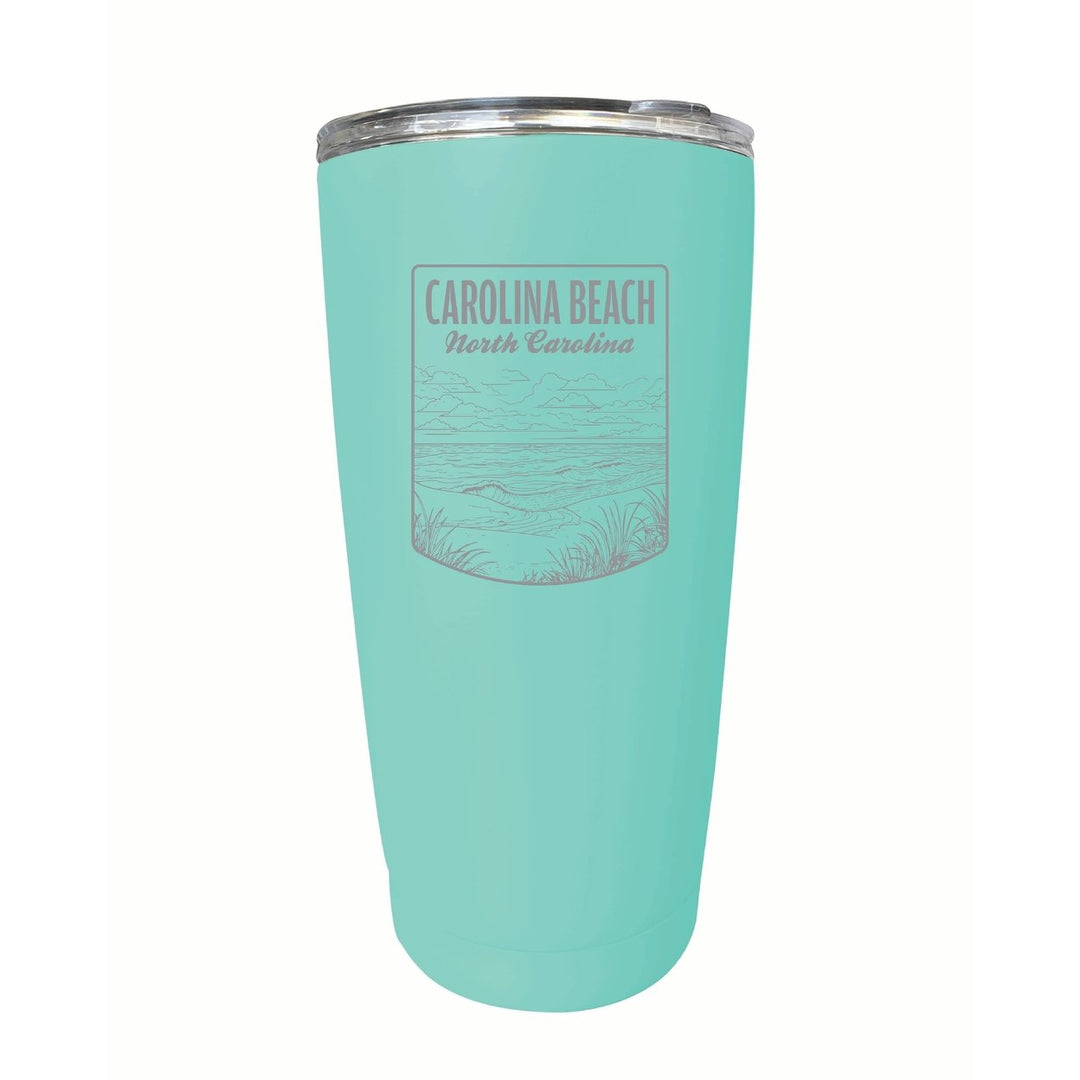 Carolina Beach North Carolina Souvenir 16 oz Engraved Stainless Steel Insulated Tumbler Image 10