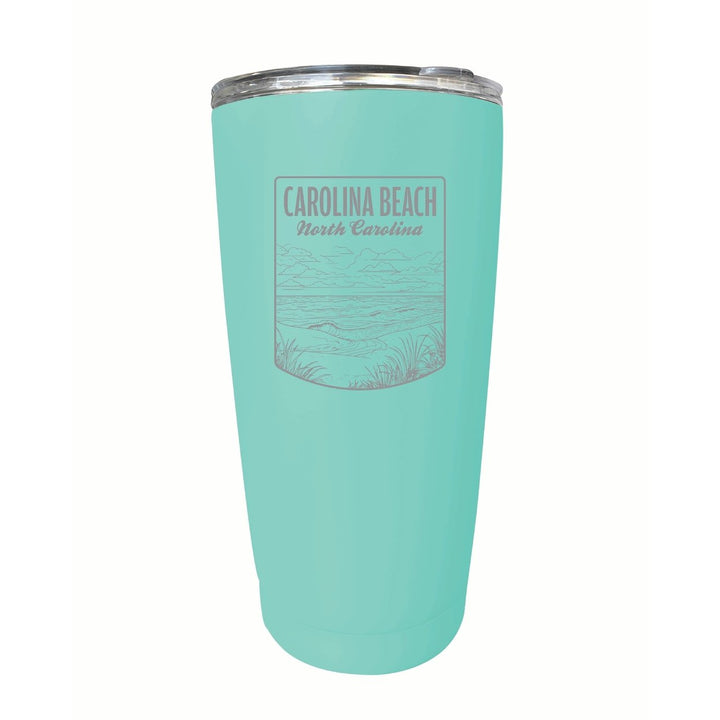 Carolina Beach North Carolina Souvenir 16 oz Engraved Stainless Steel Insulated Tumbler Image 10