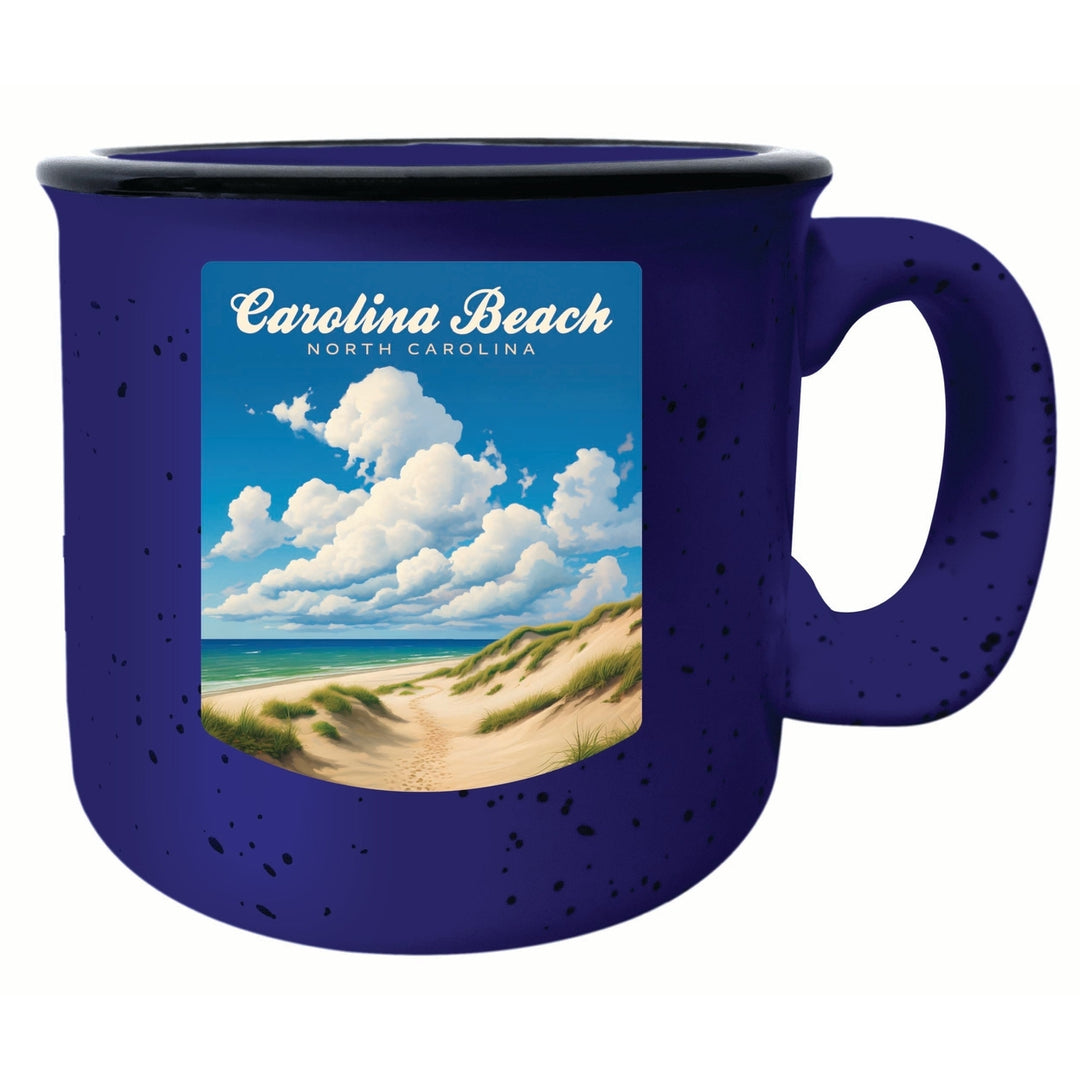 Carolina Beach North Carolina. Beach and Sand Dunes Design Souvenir 16 oz Ceramic camping mug Image 6