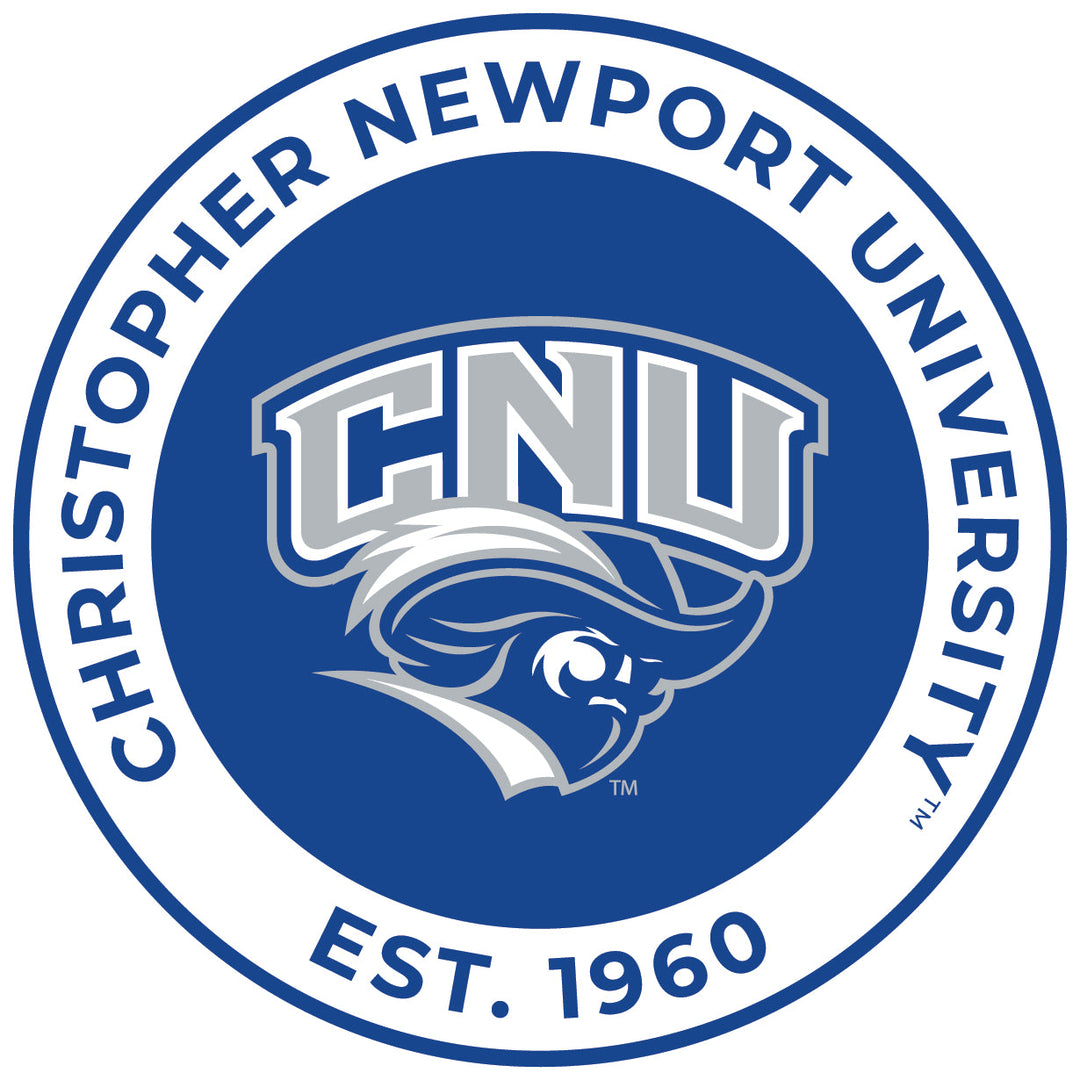 Christopher Newport Captains Round Magnet Officially Licensed Collegiate Product Image 1