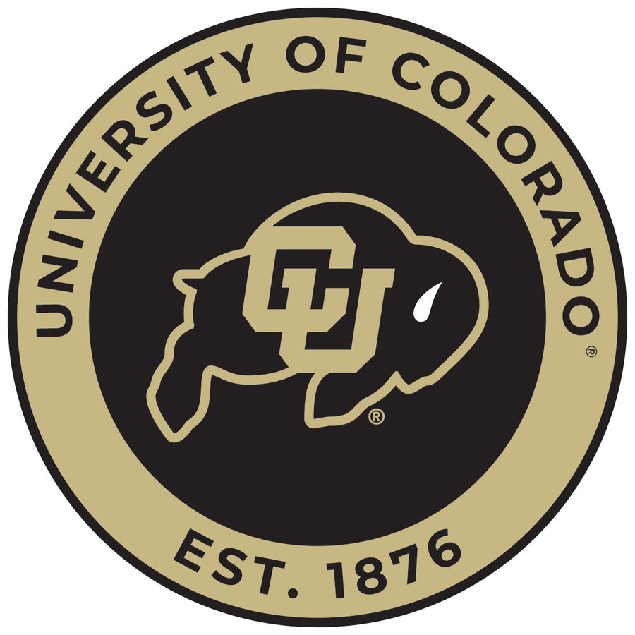 Colorado Buffaloes Round Vinyl Decal Sticker Officially Licensed Collegiate Product Image 1